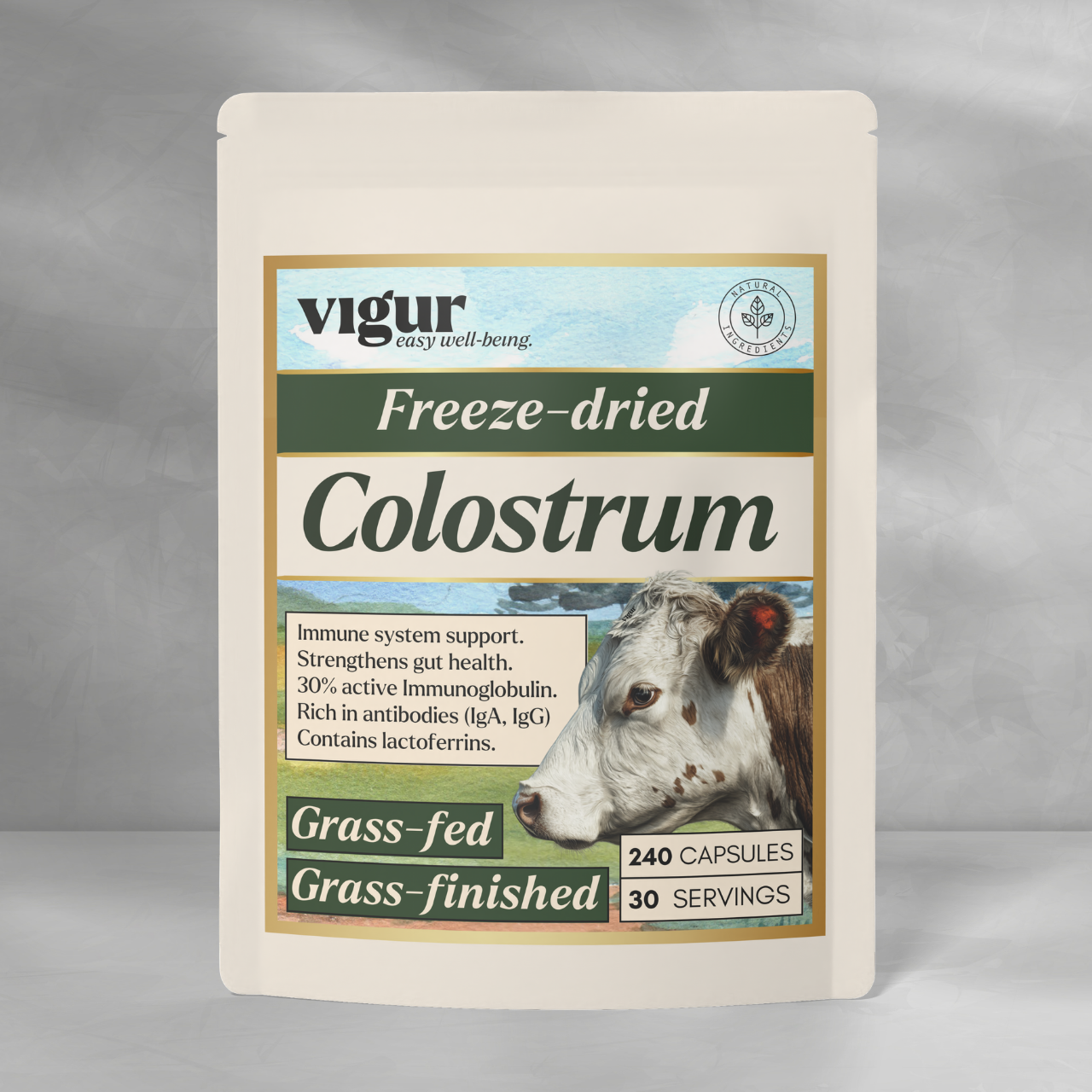 Colostrum_fra_gress_foret_kyr