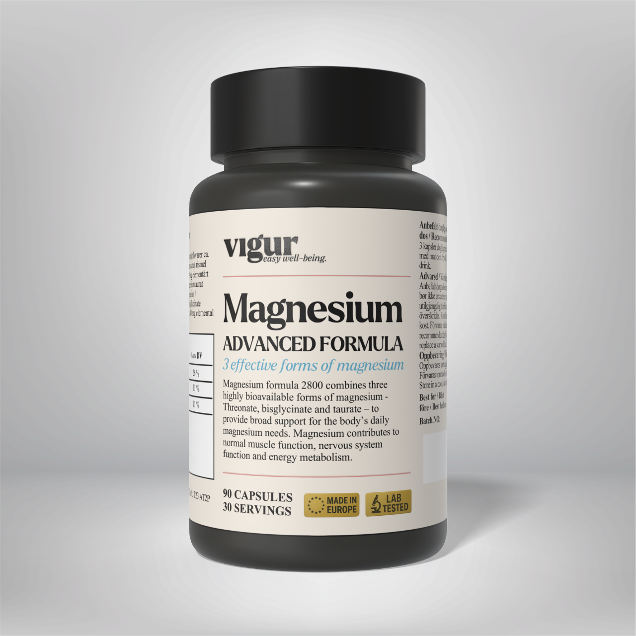 Magnesium L-treonat & Glysinat + Taurin