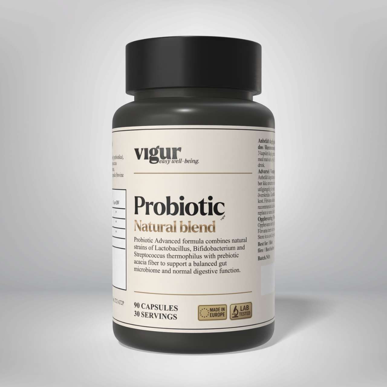 Naturlig Probiotika og Prebiotika