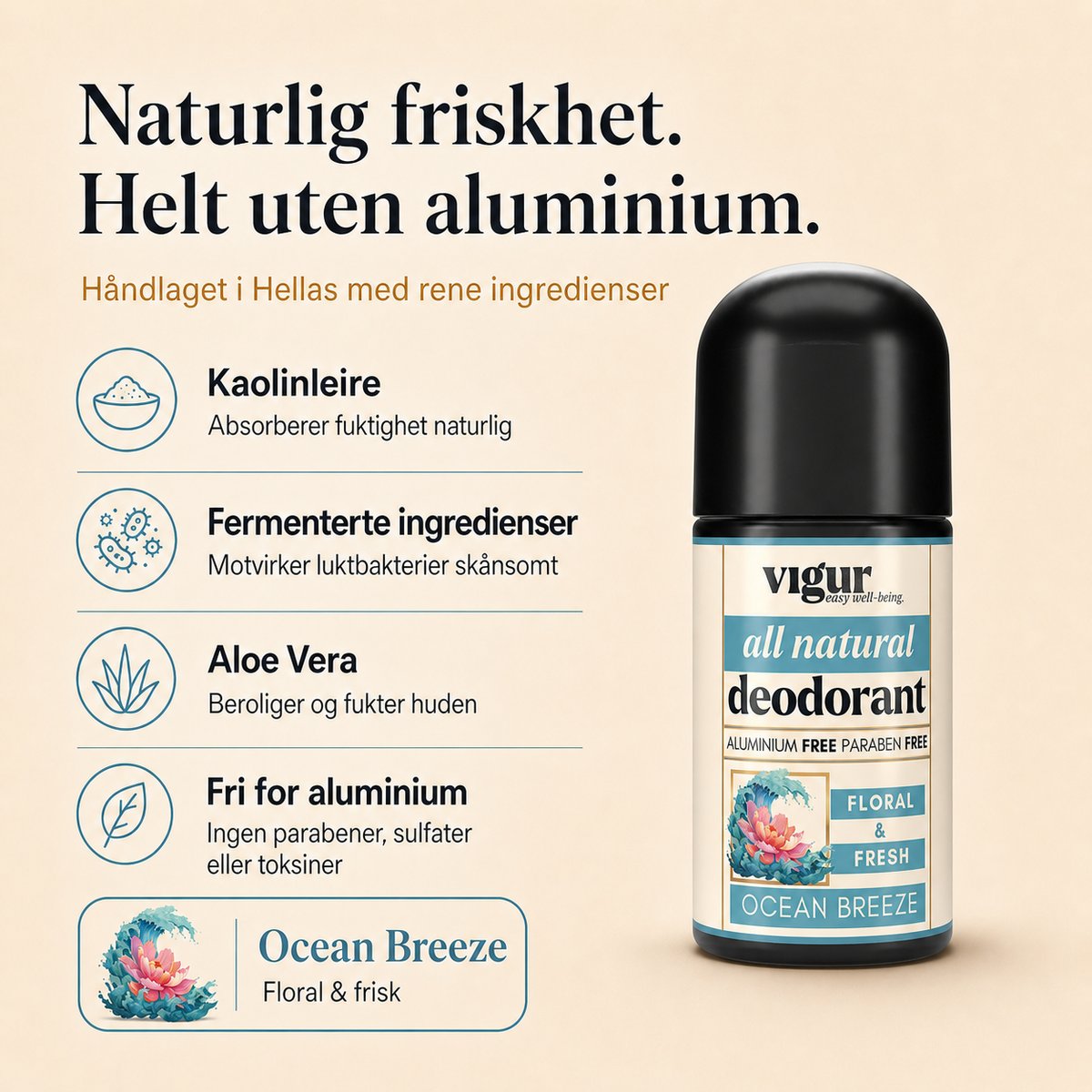Naturlig Deodorant - Ocean Breeze