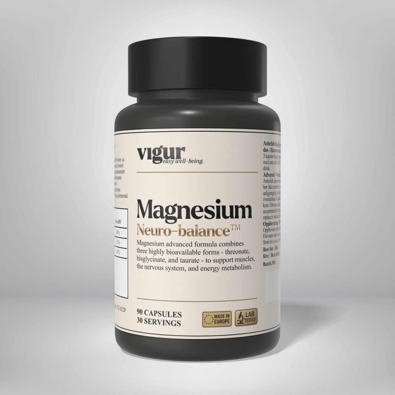 Magnesium L-treonat & Glysinat + Taurin