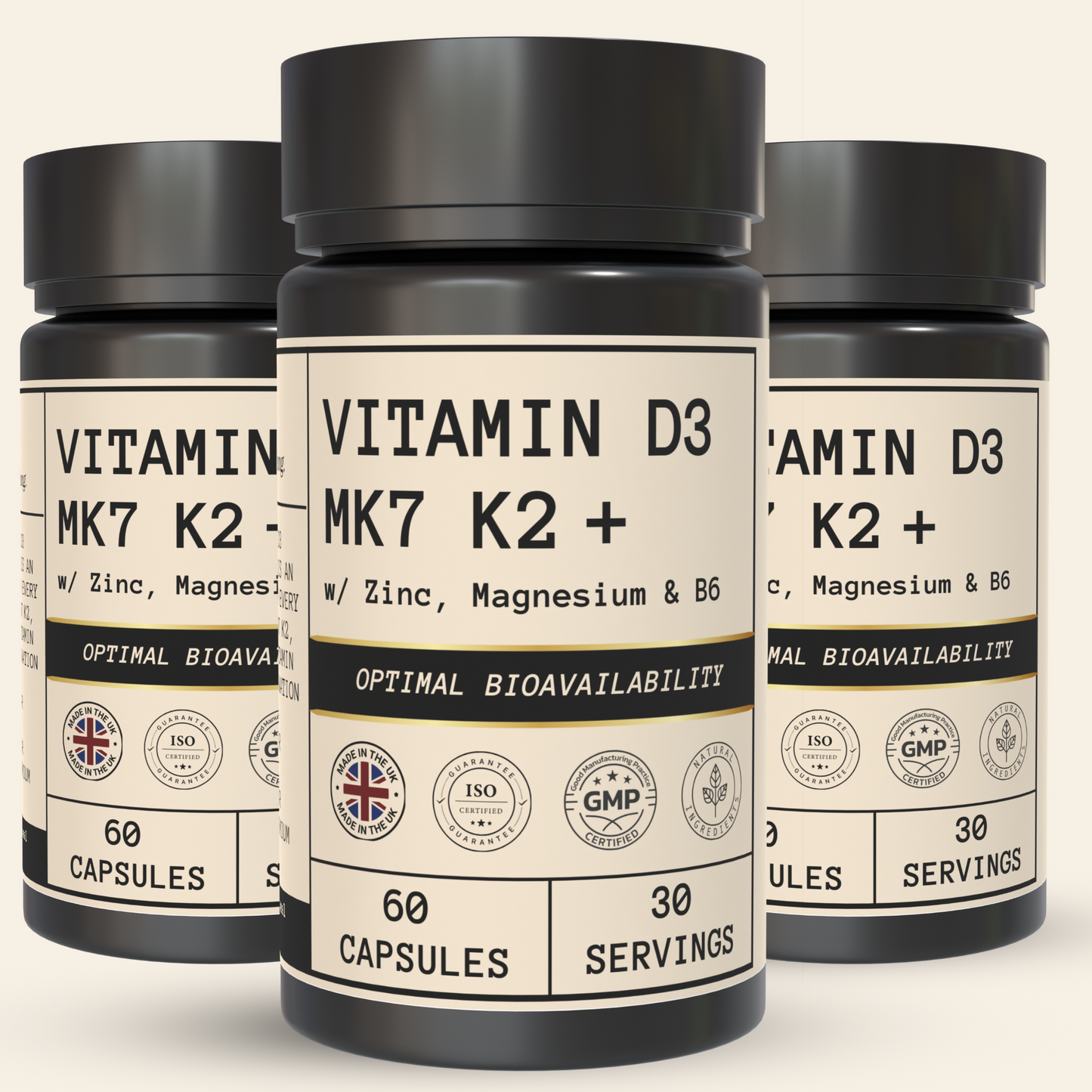 Vitamin D3 & MK7 K2 + ZMA